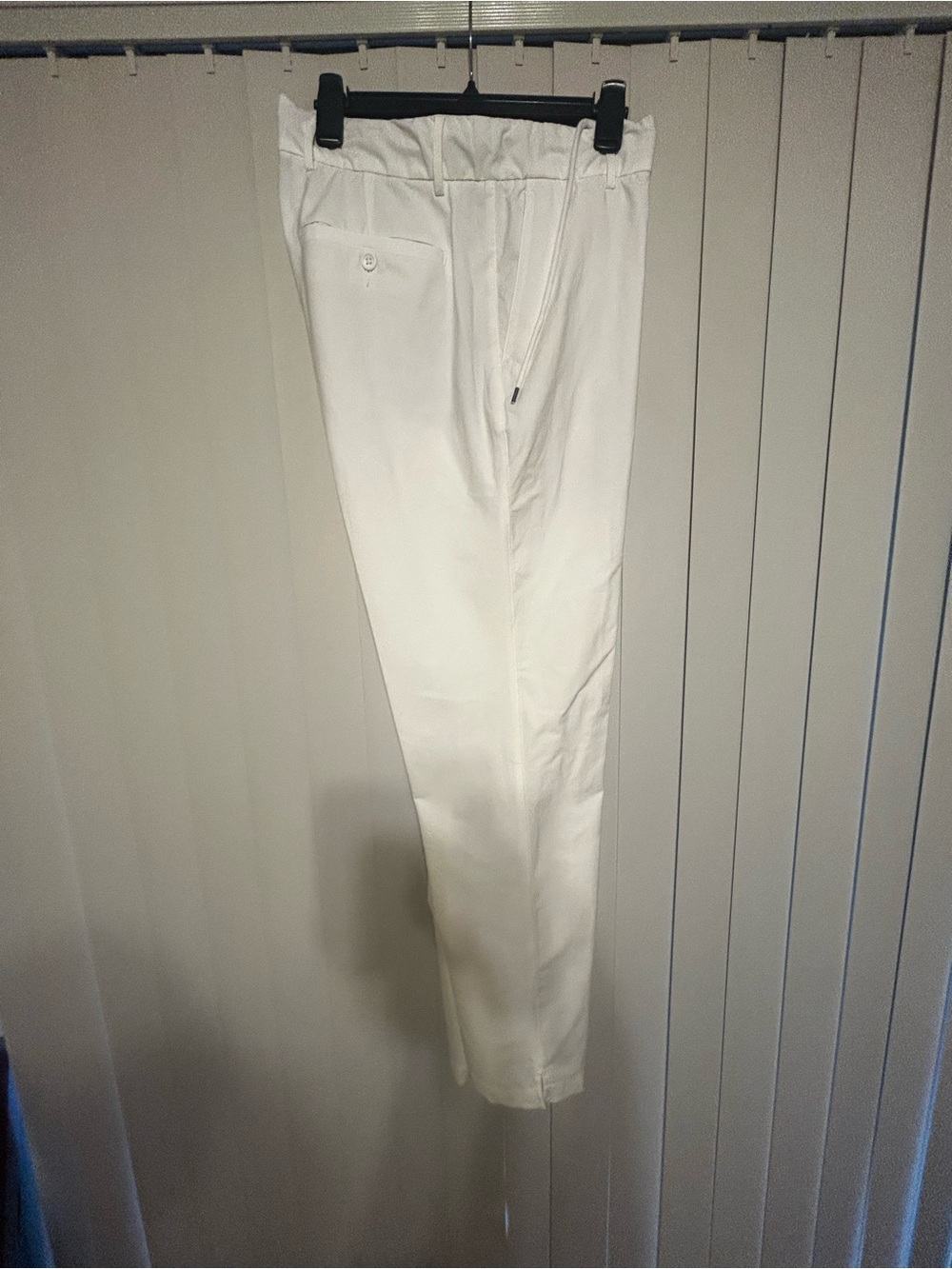 James Perse White Hidden Drawstring Lounge Sport Pants